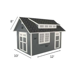 EZ-Fit Skyview 10x12 Panelized Storage Shed with Skylight Window(ez_skyview1012)