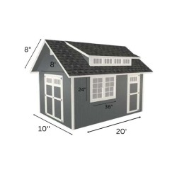EZ-Fit Skyview 10x12 Panelized Storage Shed with Skylight Window(ez_skyview1012)