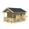 Lasita Lido 6x8 Wood Playhouse Kit with Terrace (284799)