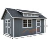 EZ-Fit Skyview 10x16 Panelized Storage Shed with Skylight Window (ez_skyview1016)
