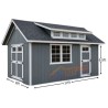 EZ-Fit Skyview 8x12 Panelized Storage Shed with Skylight Window (ez_skyview812)