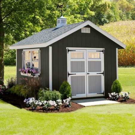 EZ-Fit Homestead 10x12 Panelized Storage Shed with Skylight Window (ez_homestead1012)