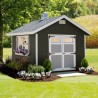 EZ-Fit Homestead 10x14  Panelized Storage Shed with Skylight Window (ez_homestead1014)
