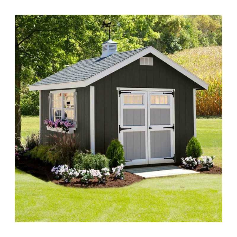 EZ-Fit Homestead 10x16 Panelized Storage Shed with Skylight Window (ez_homestead1016)