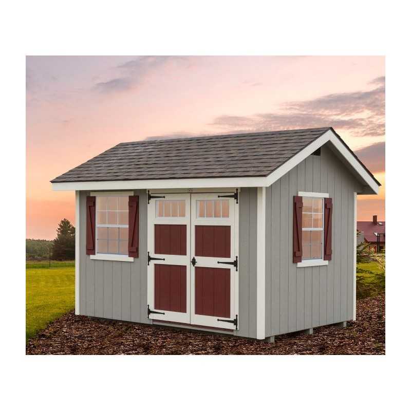 EZ-Fit Heritage 8x12 Outdoor Garden Wood Shed Kit