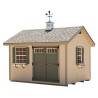 EZ-Fit Heritage 10x20 Outdoor Garden Wood Shed Kit (ez_heritage1020)