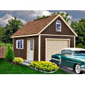 Best Barns Glenwood 12x20 Wood Storage Garage Kit (glenwood_1220)