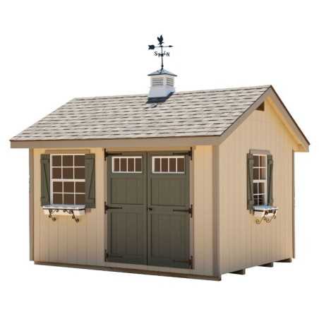 EZ-Fit Heritage 12x24 Outdoor Garden Wood Shed Kit (ez_heritage1224)