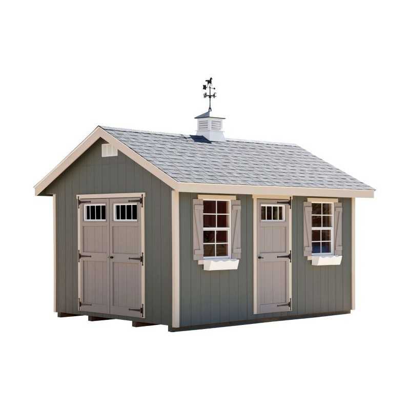 EZ-Fit Riverside 8x12 Wood Panelized Shed Kit (ez_riverside812)