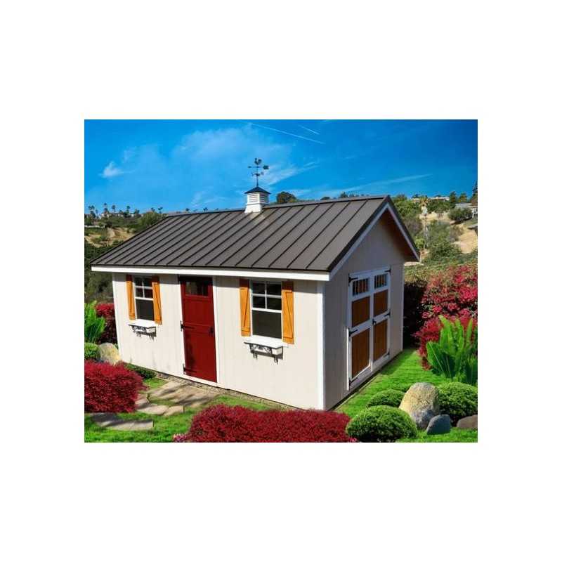 EZ-Fit Riverside 10x12 Wood Panelized Shed Kit