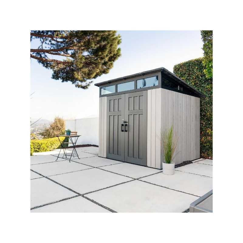 Lifetime 8.3 x 8.3 ft. Modern Outdoor Storage Shed Kit (60542)