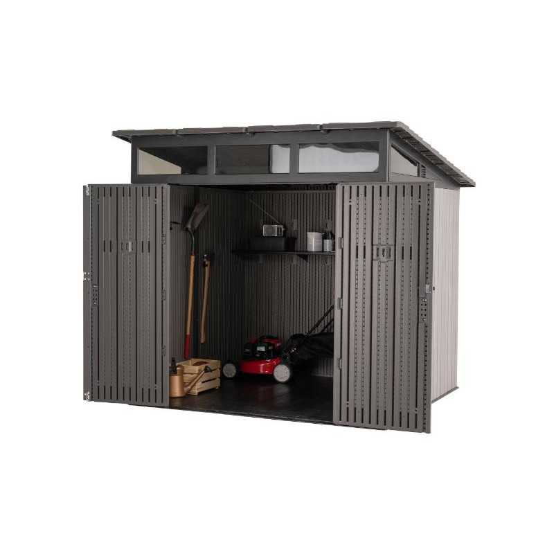 Lifetime 8.3 x 8.3 ft. Modern Outdoor Storage Shed Kit (60542)