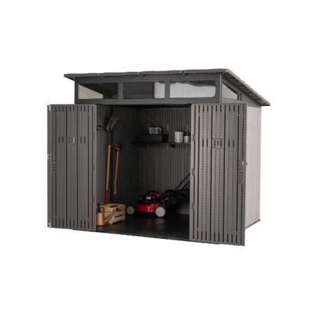 Lifetime 8.3 x 8.3 ft. Modern Outdoor Storage Shed Kit (60542)
