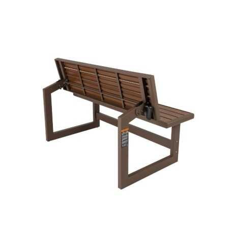 Lifetime Convertible Bench - Mocha Brown (60139)