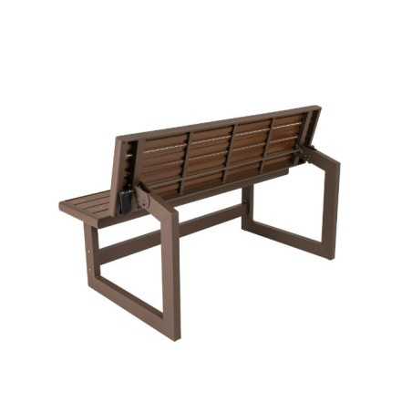 Lifetime Convertible Bench - Mocha Brown (60139)