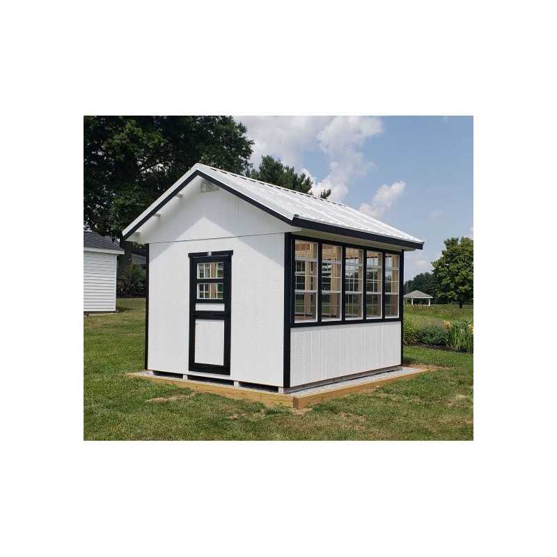 EZ-Fit 8x10 Panelized Greenhouse Shed Kit (ez_greenhouse810)