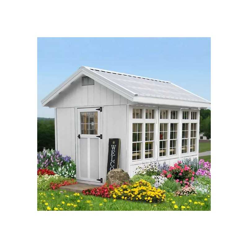 EZ-Fit 8x12 Panelized Greenhouse Shed Kit (ez_greenhouse812)
