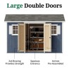 Little Cottage Co. Classic Workshop 8x12 Wood Storage Shed Kit (8x12 CWS-PC)