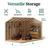 Little Cottage Co. Classic Workshop 8x12 Wood Storage Shed Kit (8x12 CWS-PC)