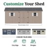 Little Cottage Co. Classic Workshop 12x20 Wod Storage Shed Kit (12x20 CWS-PC)