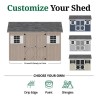Little Cottage Co. Classic Workshop 12x12 Wood Storage Shed Kit (12x12 CWS-PC)