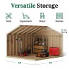 Little Cottage Co. Classic Workshop 12x12 Wood Storage Shed Kit (12x12 CWS-PC)