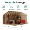 Little Cottage Co. Classic Workshop 12x14 Wood Storage Shed Kit (12x14 CWS-PC)