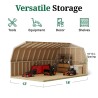 Little Cottage Co. Classic Gambrel 12x18 Wood Barn Shed Kit w/ 4' Sidewall (12x18 CGB-4-PC)