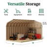Little Cottage Co. Classic Gambrel 10x16 Wood Barn Shed Kit w/ 6' Sidewall (10x16 CGB-6-PC)
