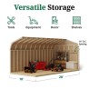 Classic Gambrel 10x20 Wood Shed Kit w/ 6' Sidewall (10x20 CGB-6-PC)