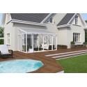 Palram 10x14 San Remo Patio Enclosure Kit w/ Screen Doors  - White  (HG9066) 