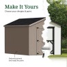 Little Cottage Co Classic Gable 8x16 Storage Shed Kit (8x16 CGS-PC)