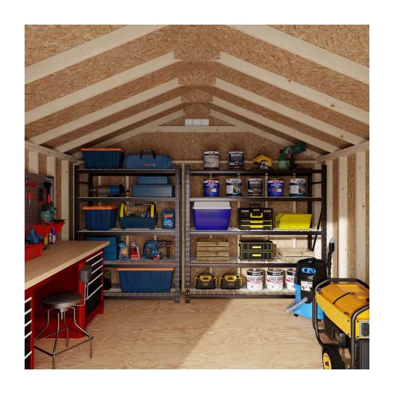 Little Cottage Co. Classic Gable 12x12 Wood Storage Shed Kit (12x12 CGS-PC)