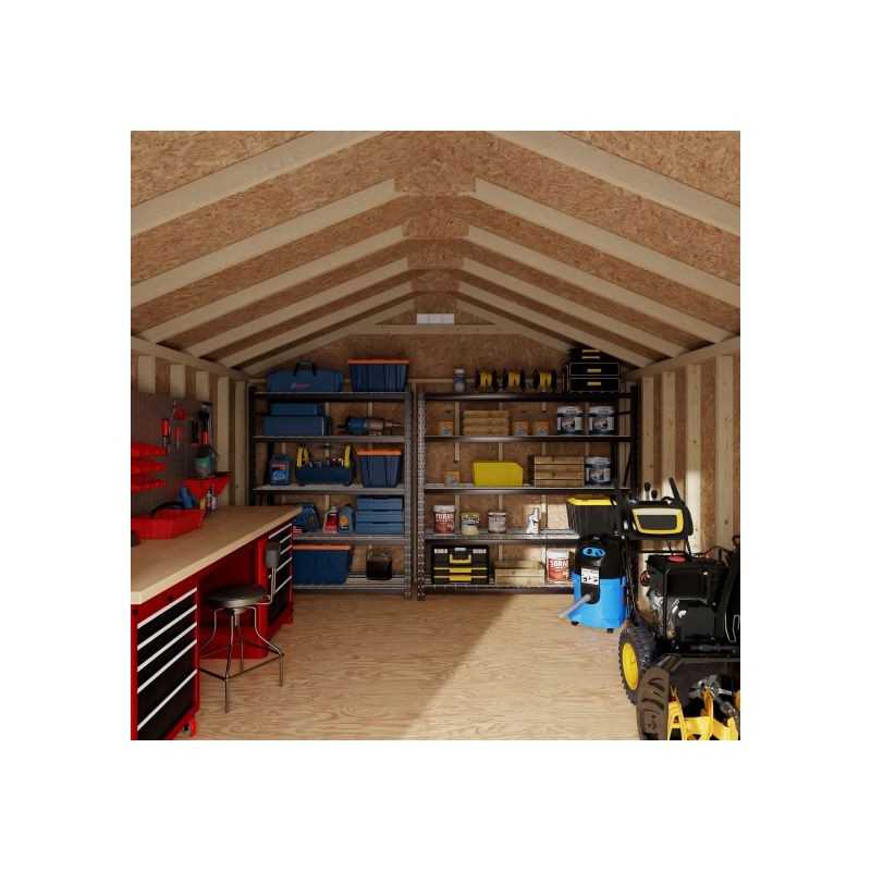 Little Cottage Co. Classic Gable 12x14 Wood Storage Shed Kit (12x14 CGS-PC)