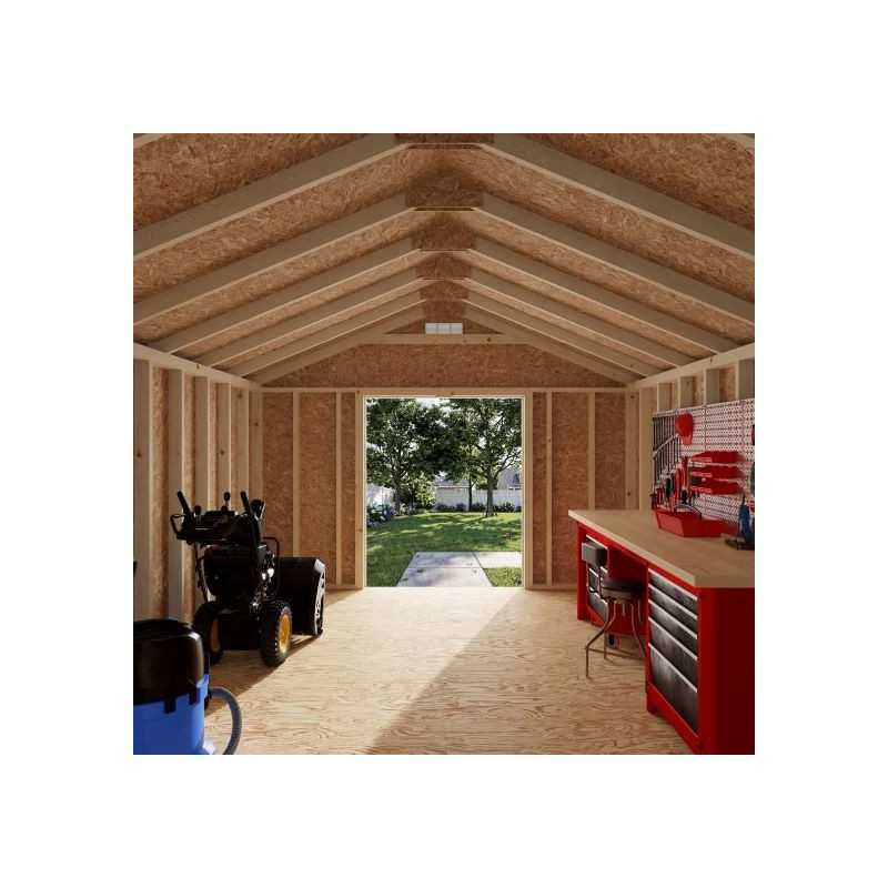 Little Cottage Co. Classic Gable 12x14 Wood Storage Shed Kit (12x14 CGS-PC)