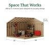 Little Cottage Co. Classic Gable 12x14 Wood Storage Shed Kit (12x14 CGS-PC)