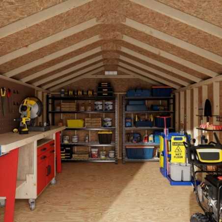 Little Cottage Co. Classic Gable 12x18 Wood Storage Shed Kit (12x18 CGS-PC)
