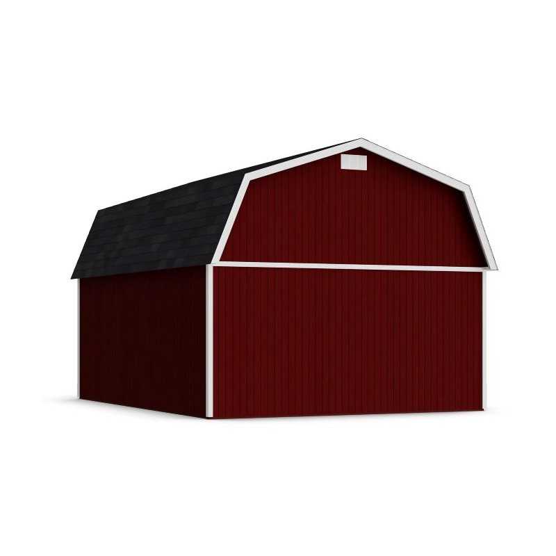 Little Cottage Co. 14x20 Classic Gambrel Large Barn Shed Kit (14x20 CGLB-PC)
