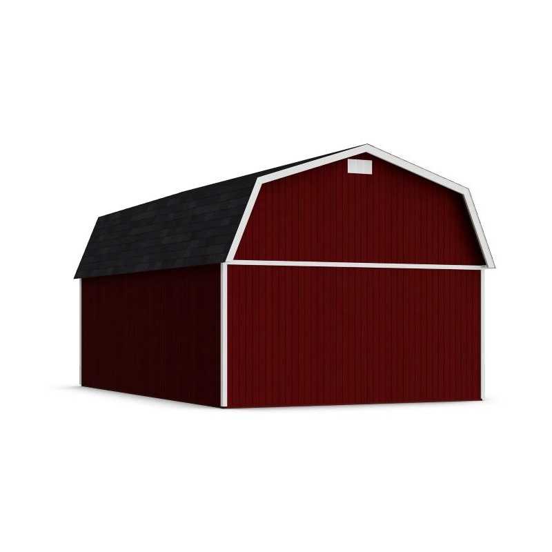 Little Cottage Co. 14x22 Classic Gambrel Large Barn Shed Kit (14x22 CGLB-PC)