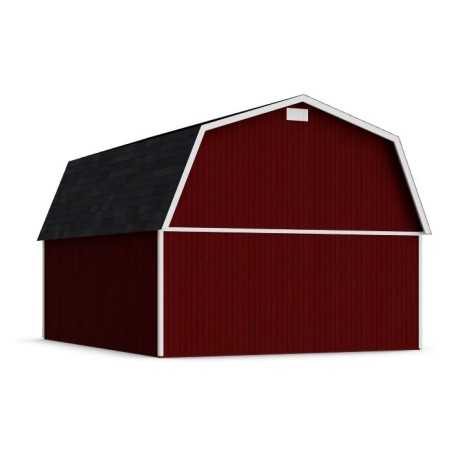 Little Cottage Co. 16x20 Classic Gambrel Large Barn Shed Kit (16x20 CGLB-PC)