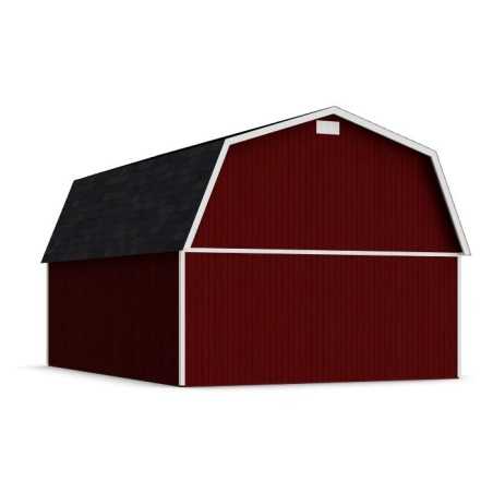 Little Cottage Co. 16x22 Classic Gambrel Large Barn Shed Kit (16x22 CGLB-PC)