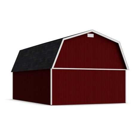 Little Cottage Co. 16x24 Classic Gambrel Large Barn Shed Kit (16x24 CGLB-PC)