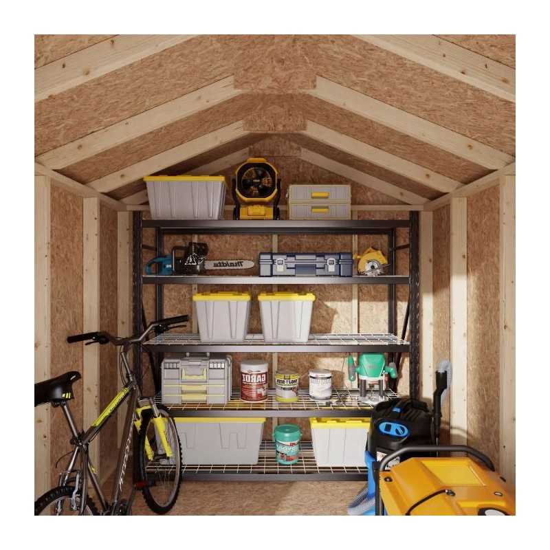 Little Cottage Co. Value Gable 8x8 Wood Storage Shed Kit (8x8-VGS-PC)