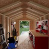 Little Cottage Co. 8x16 Value Gable Wood Shed Kit (8x16-VGS-PC)
