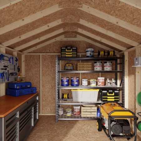 Little Cottage Co. 10x10 Value Gable Wood Shed Kit (10x10 VGS-PC)