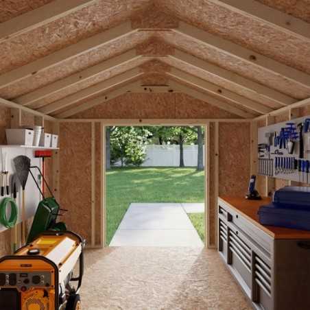 Little Cottage Co. 10x12 Value Gable Wood Shed Kit (10x12-VGS-PC)