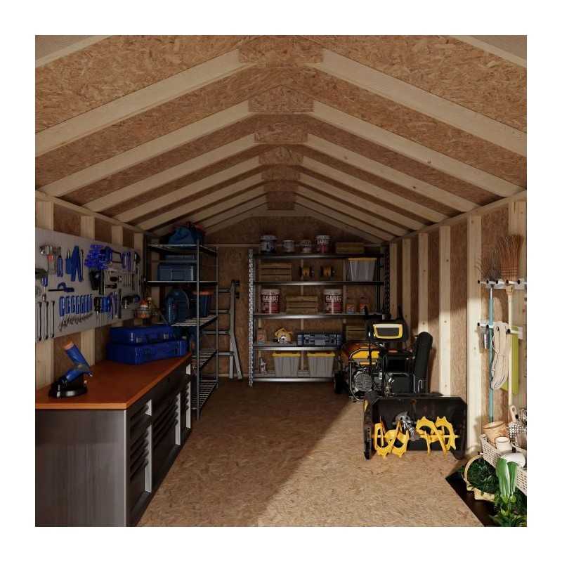 Little Cottage Co. 10x18 Value Gable Wood Shed Kit (10x18-VGS-PC)