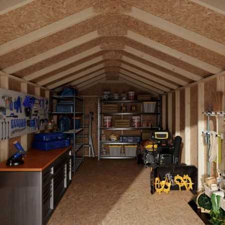 Little Cottage Co. 10x18 Value Gable Wood Shed Kit (10x18-VGS-PC)