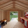 Little Cottage Co. 12x12 Value Gable Wood Shed Kit (12x12-VGS-PC)