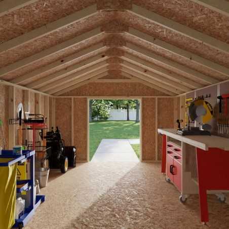 Little Cottage Co. 12x16 Value Gable Wood Shed Kit (12x16-VGS-PC)